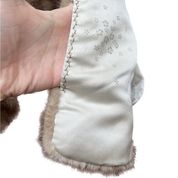 CANADA Majestic MINK Fur Stole by YORK FURS Toronto - Palomino Light Beige. - Picture 12 of 13